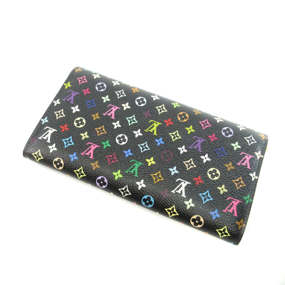 Louis Vuitton Canvas Monogram Portefeuille Sarah Wallet Multicolor Long